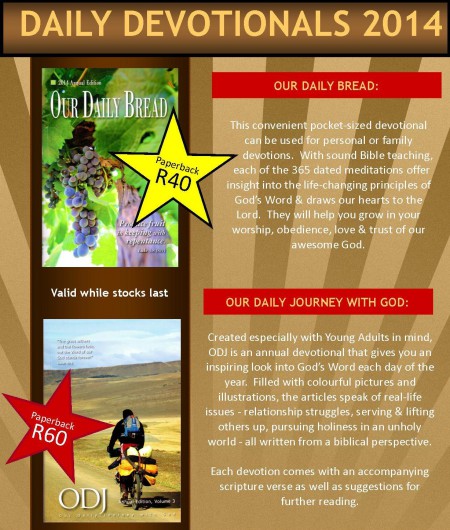 Our Daily Bread & ODJ advert Oct 2013