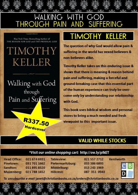 Walking with God through Pain and Suffering Nov 2013